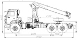 Седельный тягач с КМУ 659102-16091С-50 (6x6)