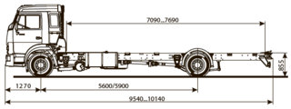 Шасси KАМАZ - 5308-A4