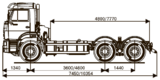 Шасси KАМАZ - 6520-73