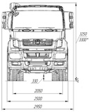 Шасси KAMAZ-6580-0003001-J5