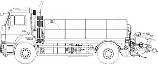 Автобетононасос линейный 581580