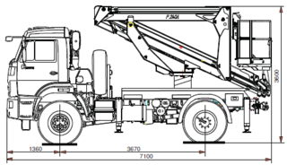 Автогидроподъемник 658638-050-00 Palfinger P240A