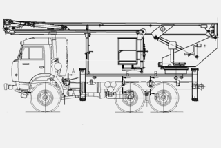 Автогидроподъемник ПСС-141.29Э на шасси 5350