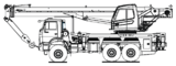 Кран стреловой автомобильный КС-5573А-2