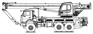 Кран стреловой автомобильный КС-5573А-2